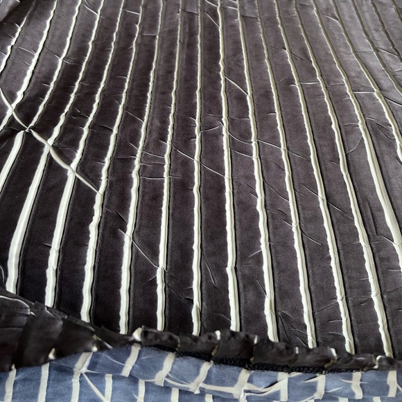 Carol Christian Poell Short Sleeve Pleated Tee Purple Men's X-Small Spring 1996 - Picture 10 of 12